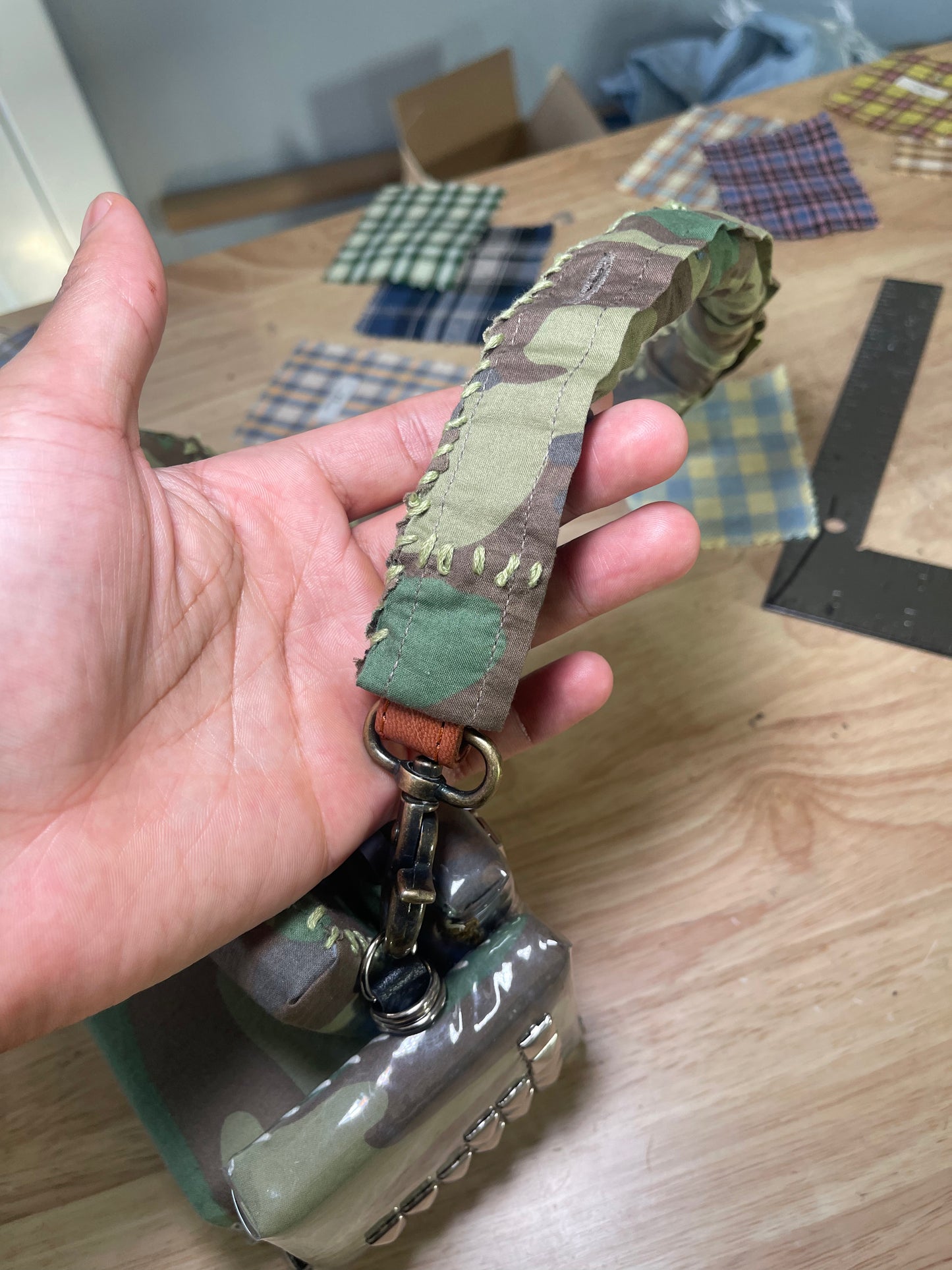 1 of 1 Studded Camo "Loose Change In The Sofa" Bag