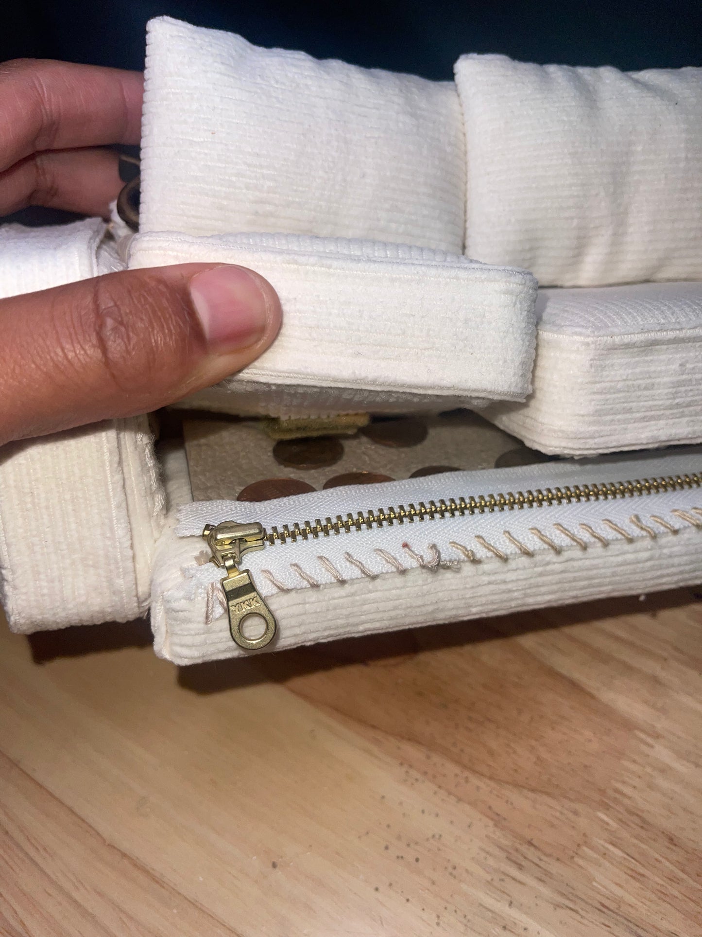 1 of 1 Corduroy 'Loose Change In The Sofa' Bag