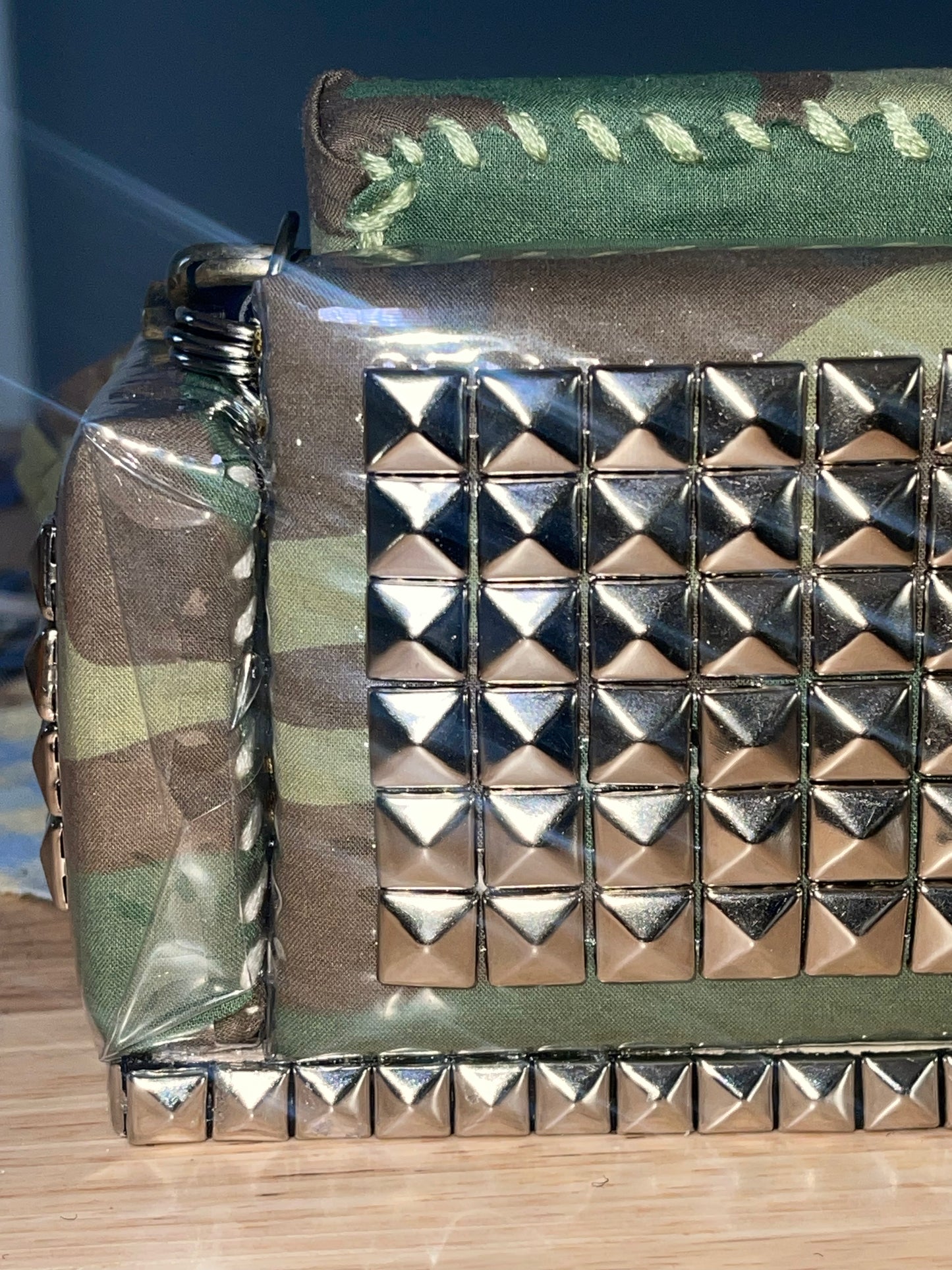 1 of 1 Studded Camo "Loose Change In The Sofa" Bag