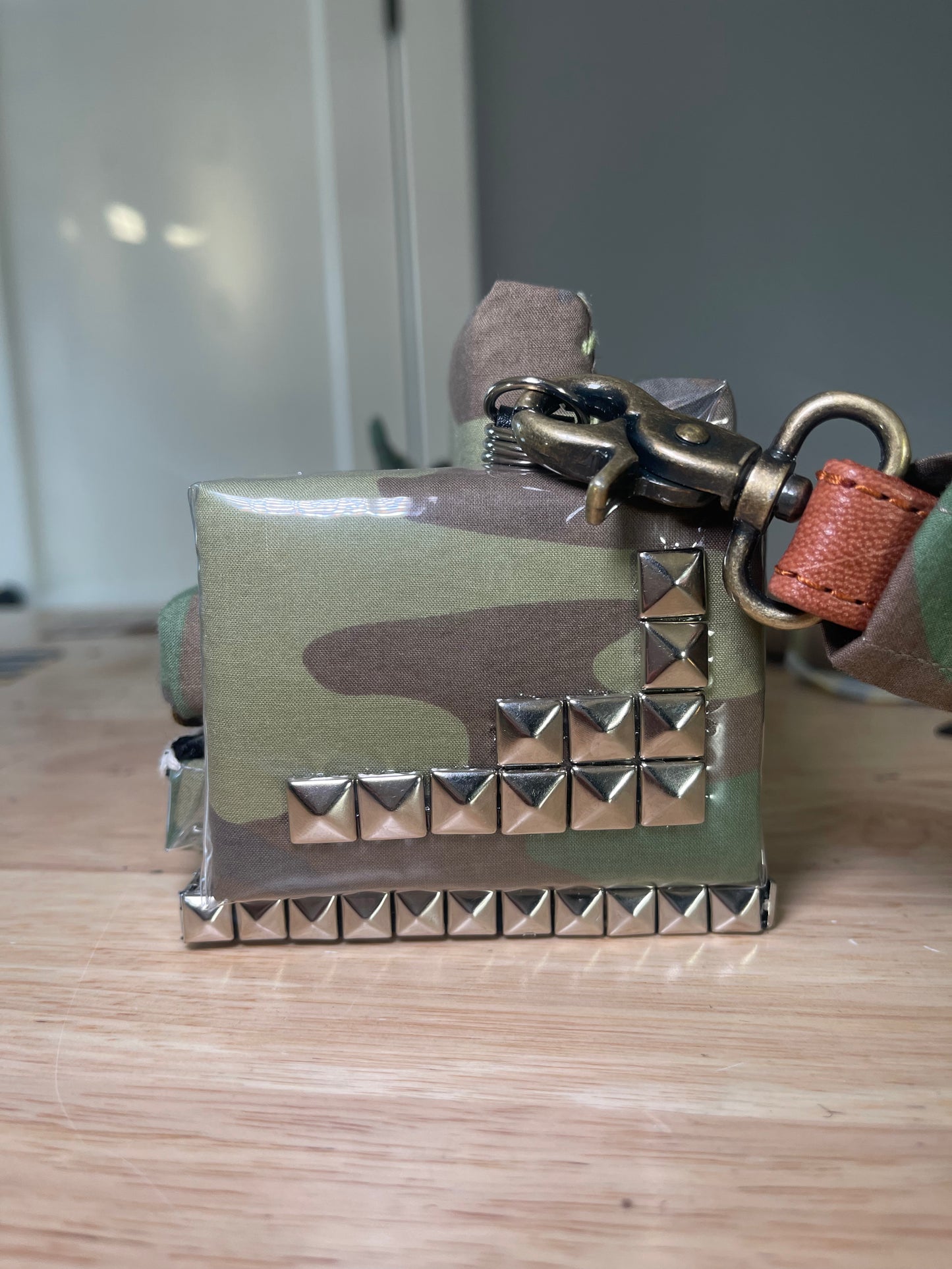 1 of 1 Studded Camo "Loose Change In The Sofa" Bag