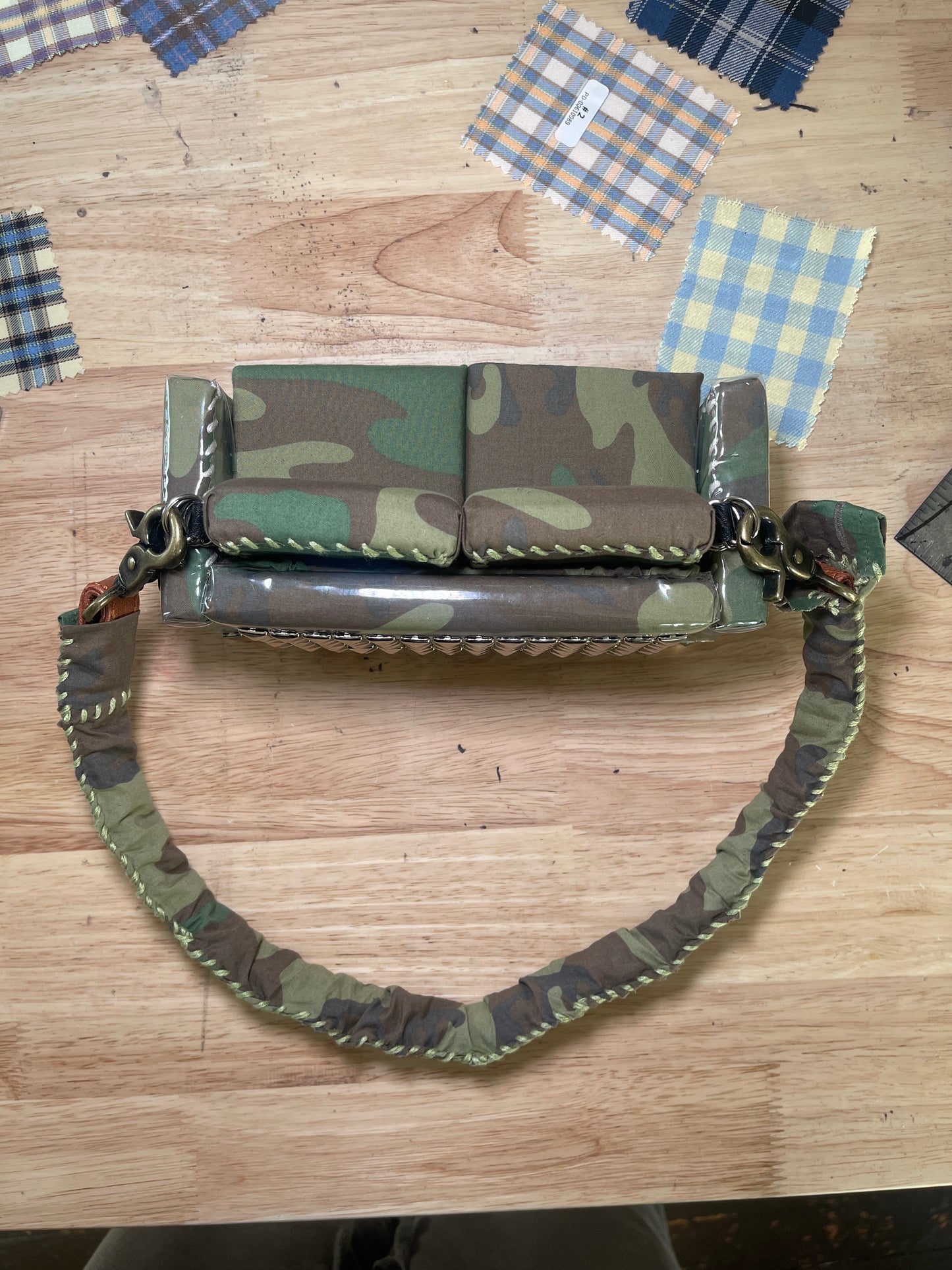 1 of 1 Studded Camo "Loose Change In The Sofa" Bag