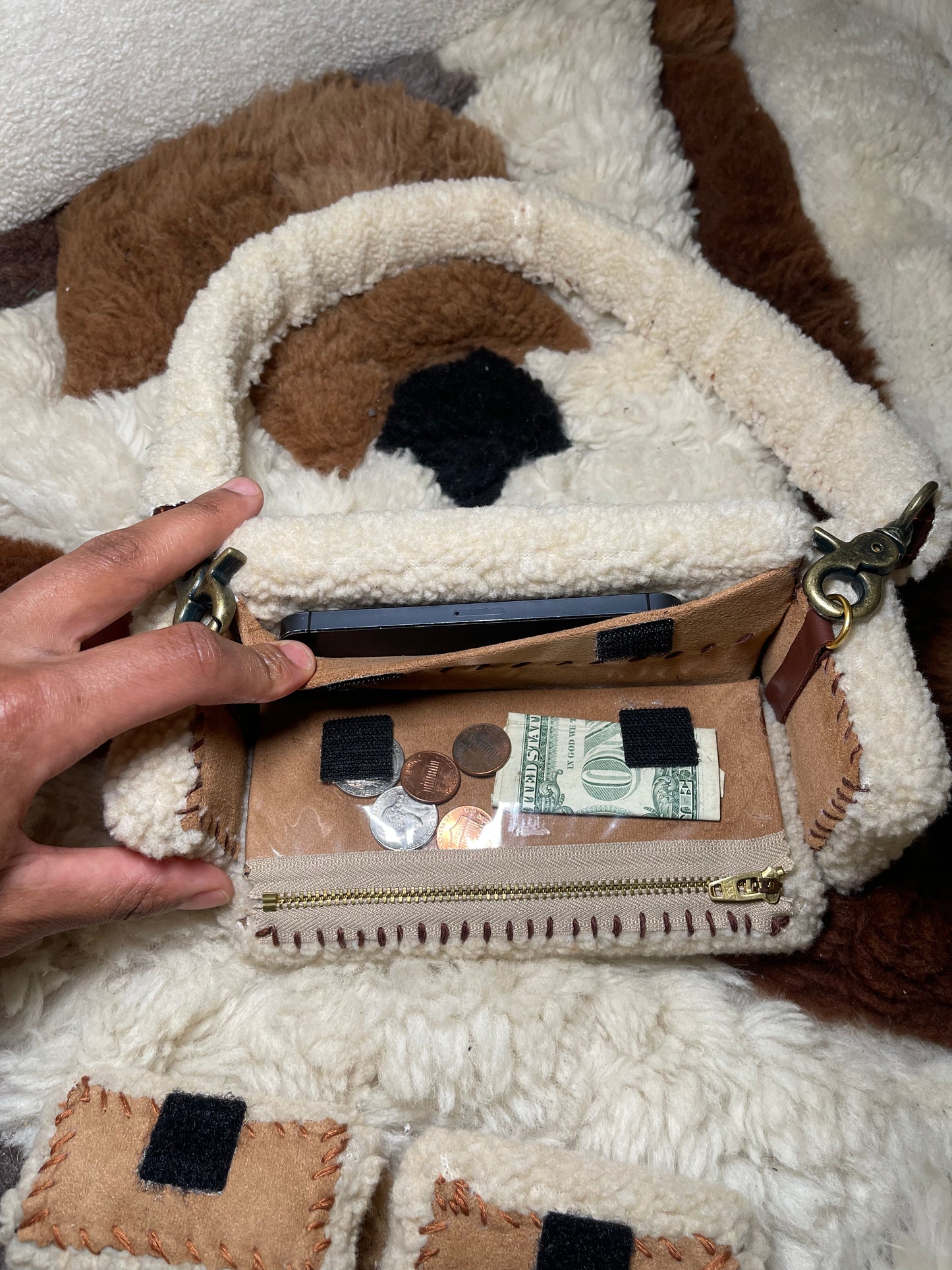 1-of-1 SHERPA 'Loose Change In The Sofa' Bag