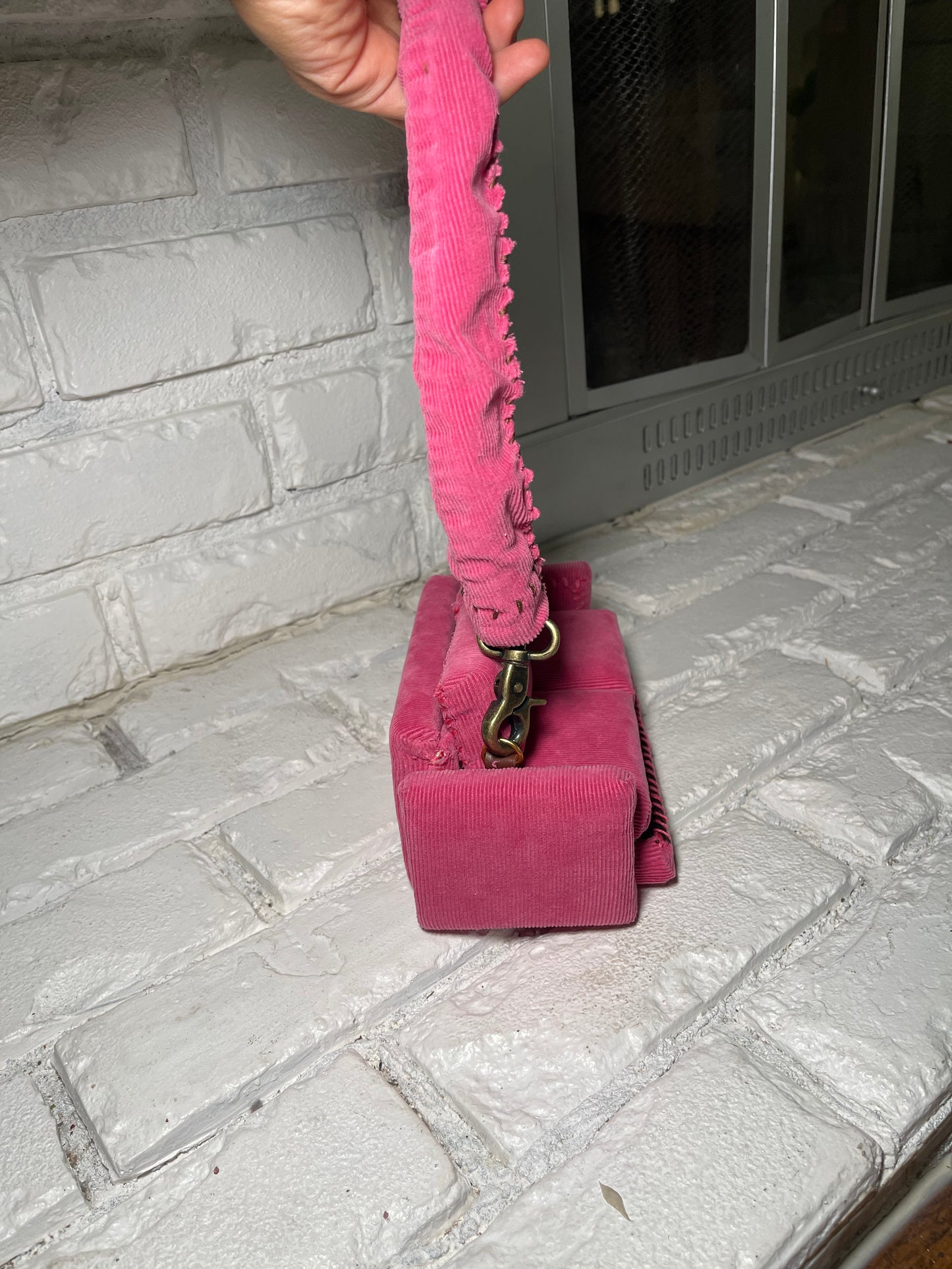 1 of 1 "Pink Corduroy" Loose Change In The Sofa Bag