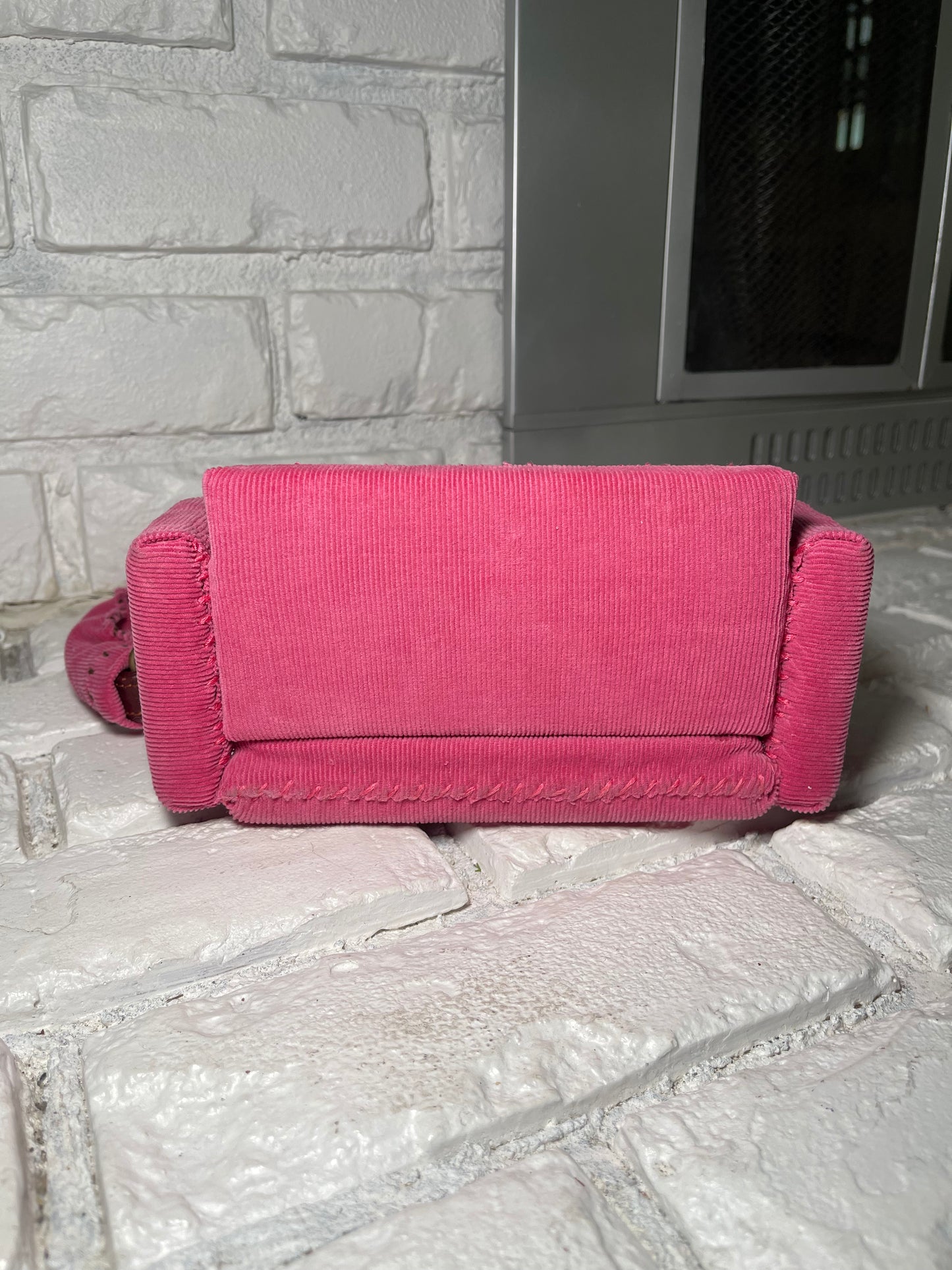 1 of 1 "Pink Corduroy" Loose Change In The Sofa Bag