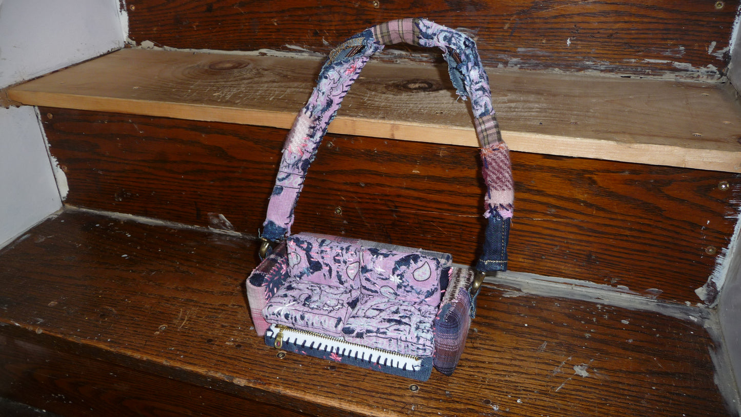 Pink, Patchwork, & Paisley "Loose Change In The Sofa" Bag