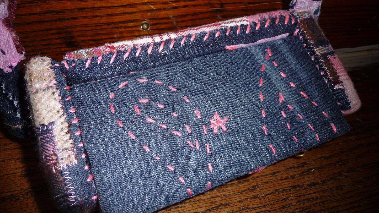 Pink, Patchwork, & Paisley "Loose Change In The Sofa" Bag
