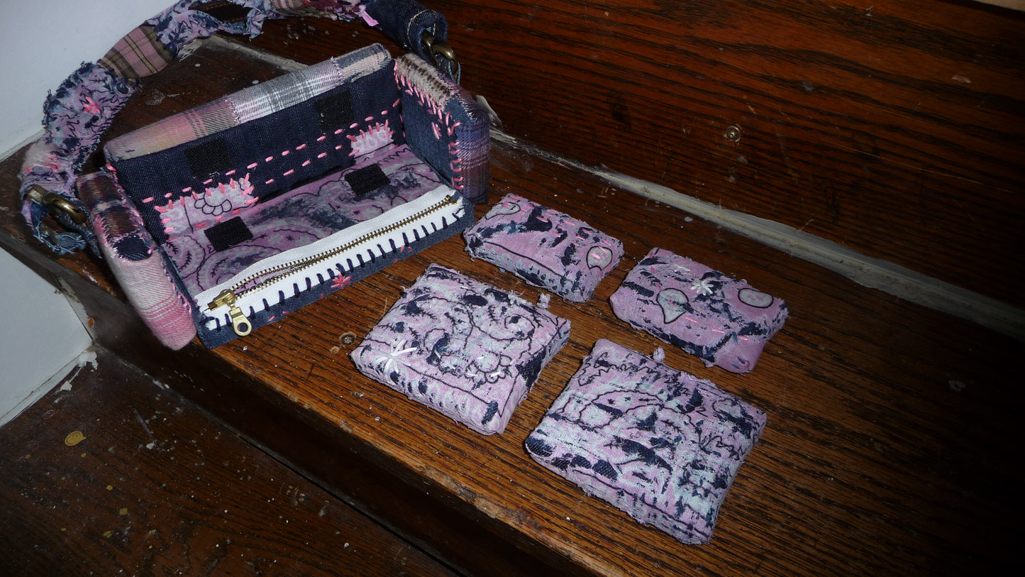 Pink, Patchwork, & Paisley "Loose Change In The Sofa" Bag