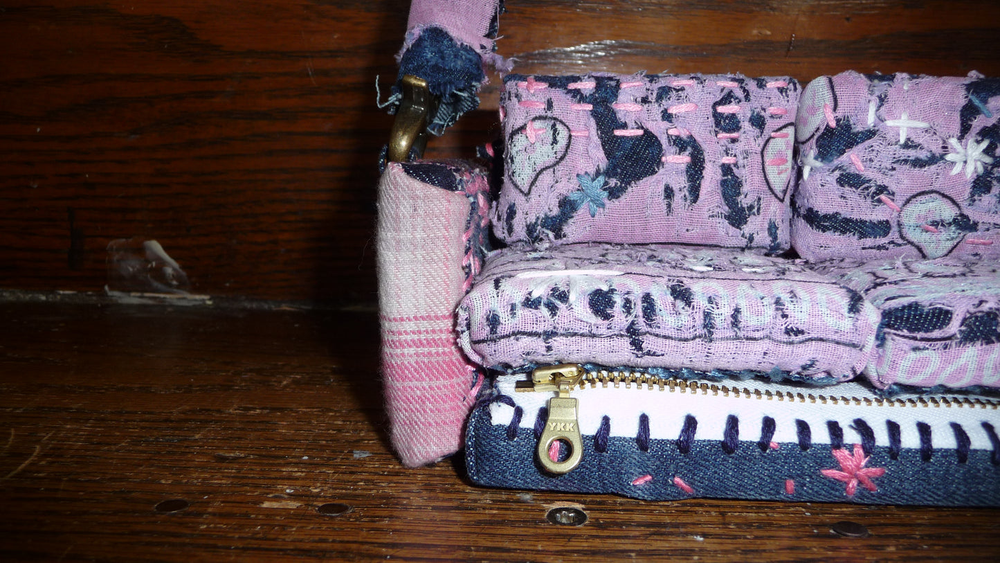 Pink, Patchwork, & Paisley "Loose Change In The Sofa" Bag