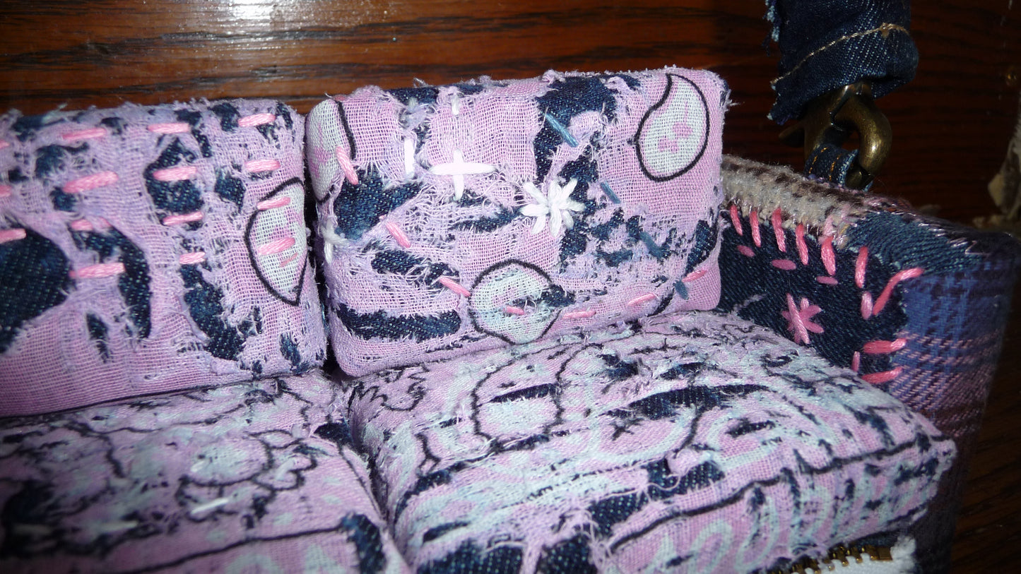 Pink, Patchwork, & Paisley "Loose Change In The Sofa" Bag