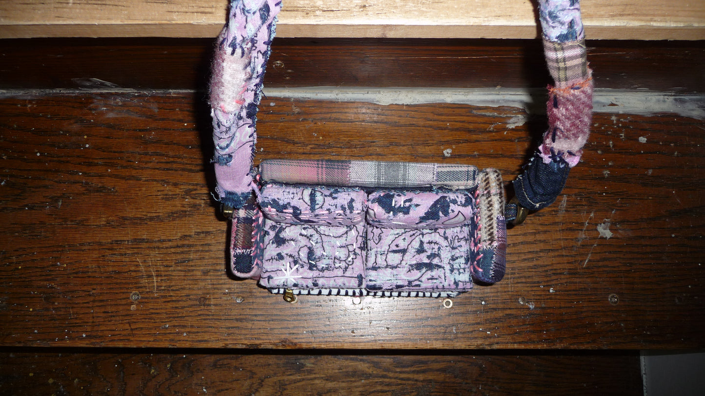 Pink, Patchwork, & Paisley "Loose Change In The Sofa" Bag
