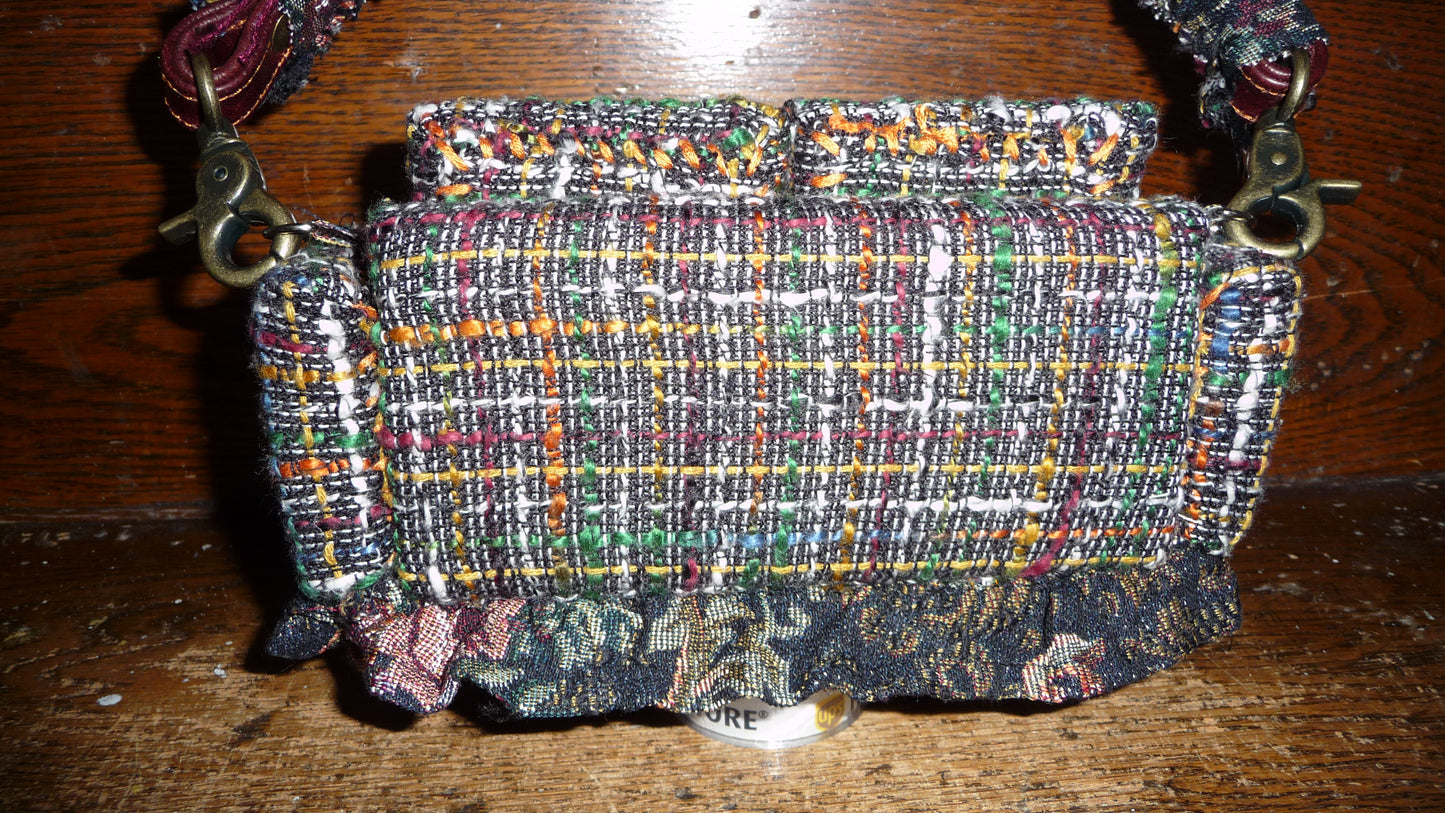 1 of 1 Black Tweed "Loose Change In The Sofa" Bag
