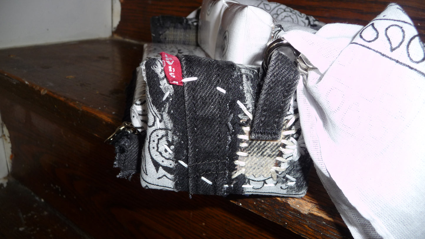 Distressed Paisley "Loose Change In The Sofa" Bag
