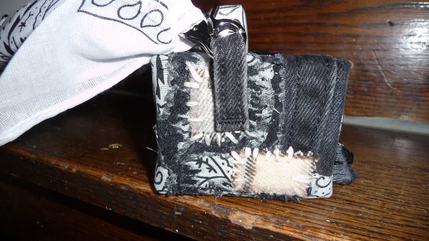 Distressed Paisley "Loose Change In The Sofa" Bag