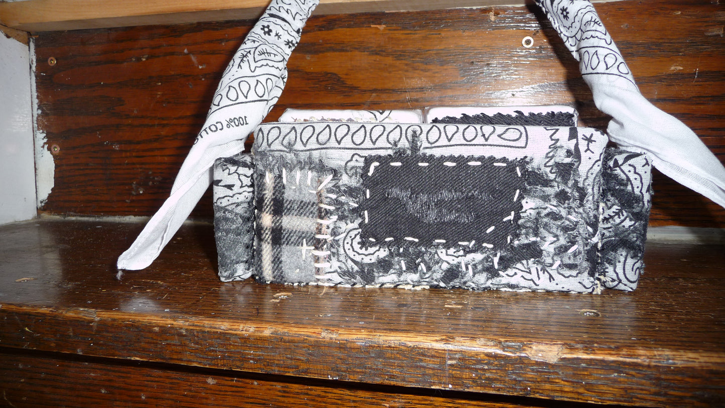 Distressed Paisley "Loose Change In The Sofa" Bag